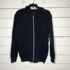 New Galaxy by Harvic Hoodie Fleece Full Zip Navy